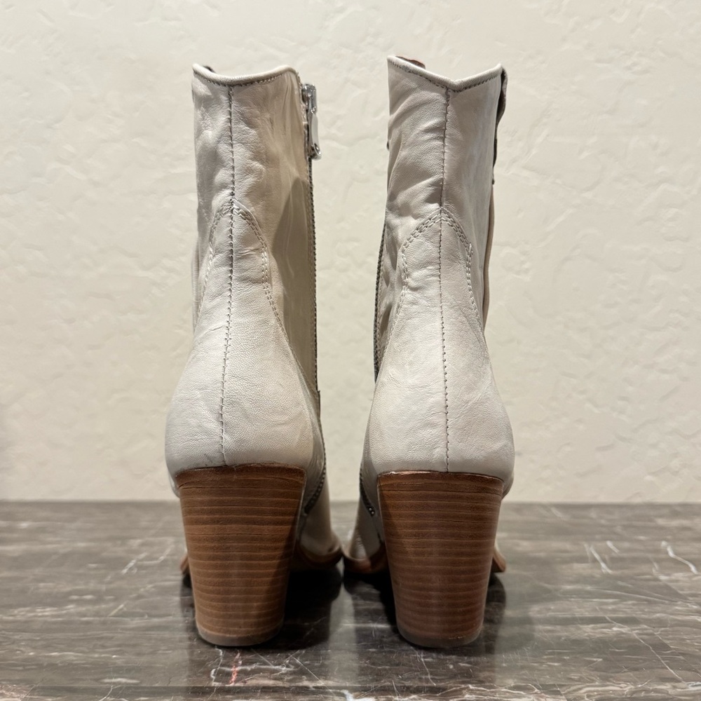 NEW Free People Brayden Leather Western Boots - Picture 10 of 13